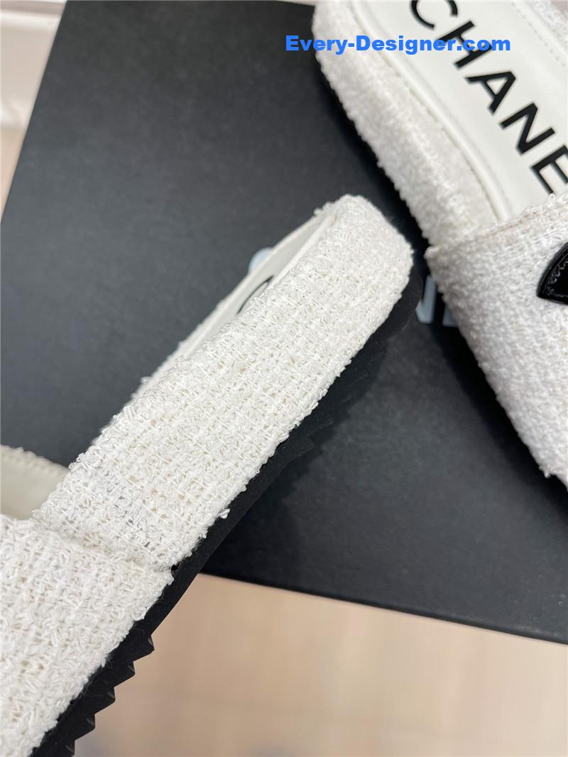 CC new big double C lazy slippers