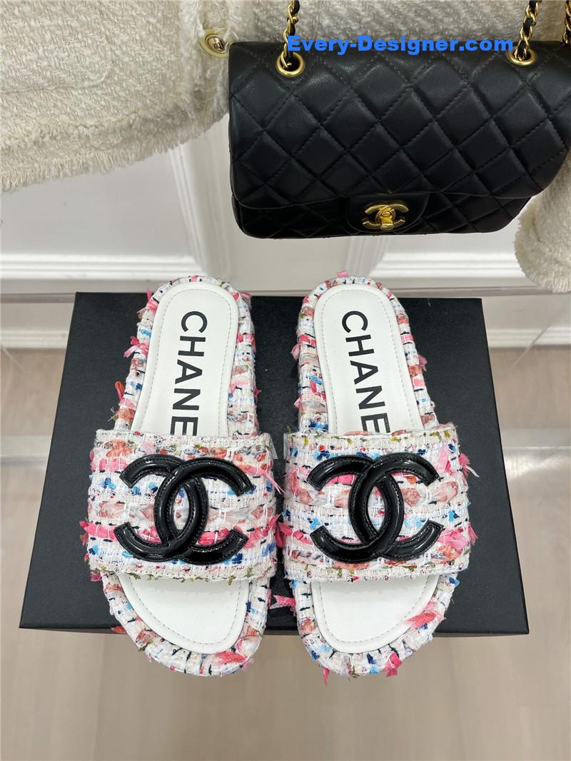 CC new big double C lazy slippers