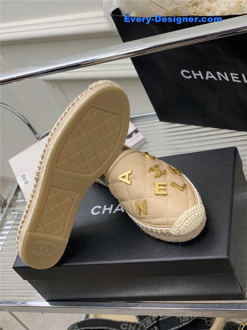 CC letter fisherman shoes