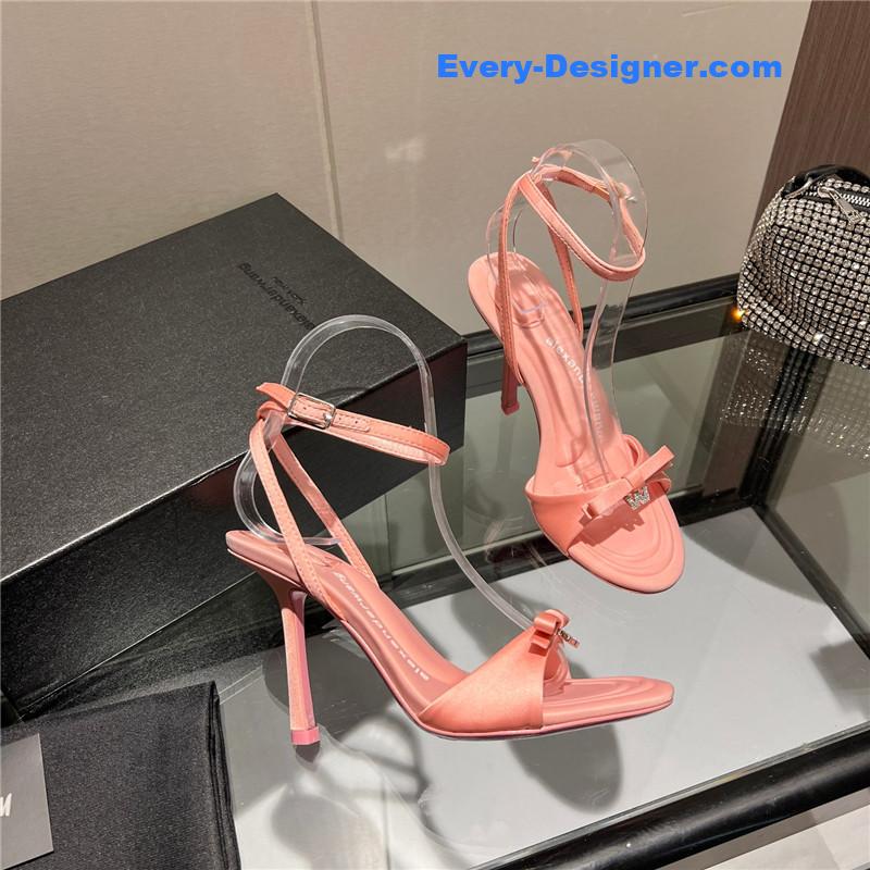 A1exa*der wang logo rhinestone pumps