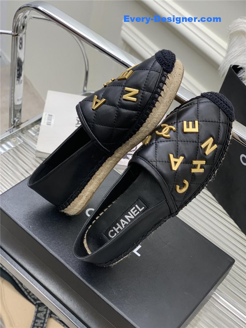 CC letter fisherman shoes