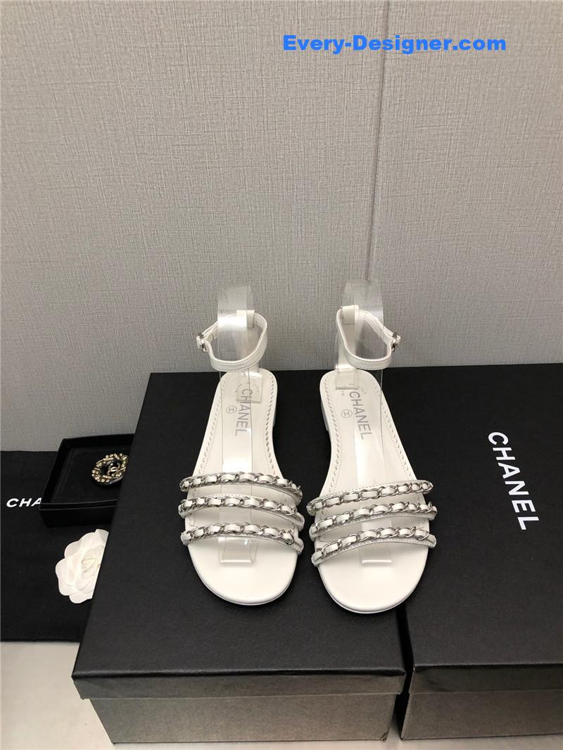 CC new chain flat sandals
