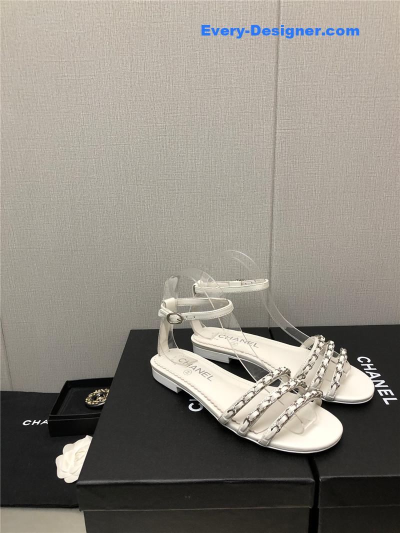 CC new chain flat sandals