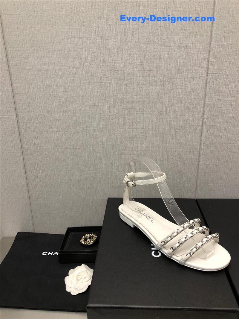 CC new chain flat sandals
