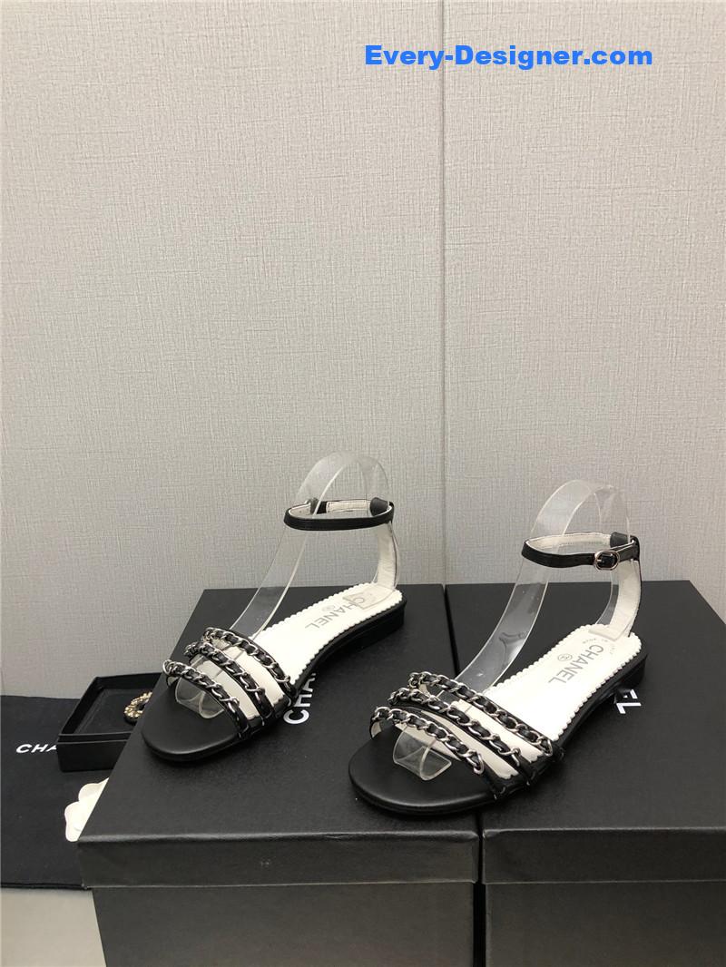 CC new chain flat sandals