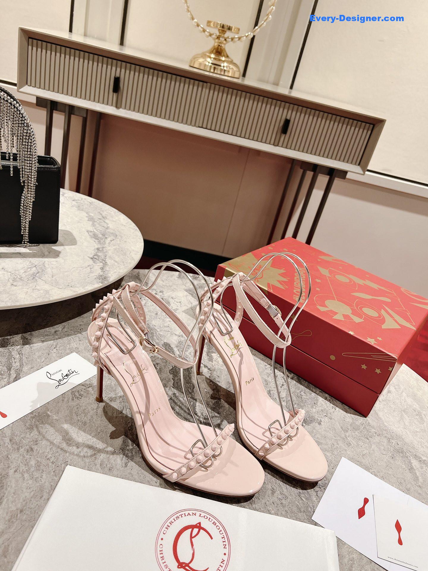 Christian Louboutin spiked strappy sandals