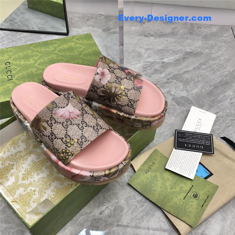Gucci latest limited edition platform slippers
