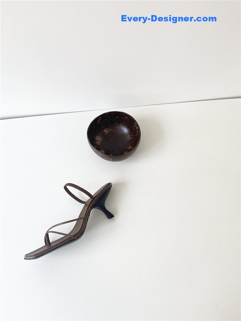 T    new strappy sandals with high heels