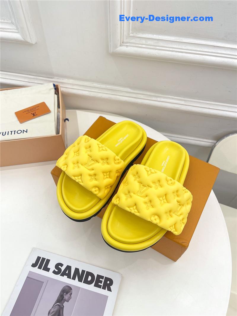 louis vuitton LV latest embossed slippers