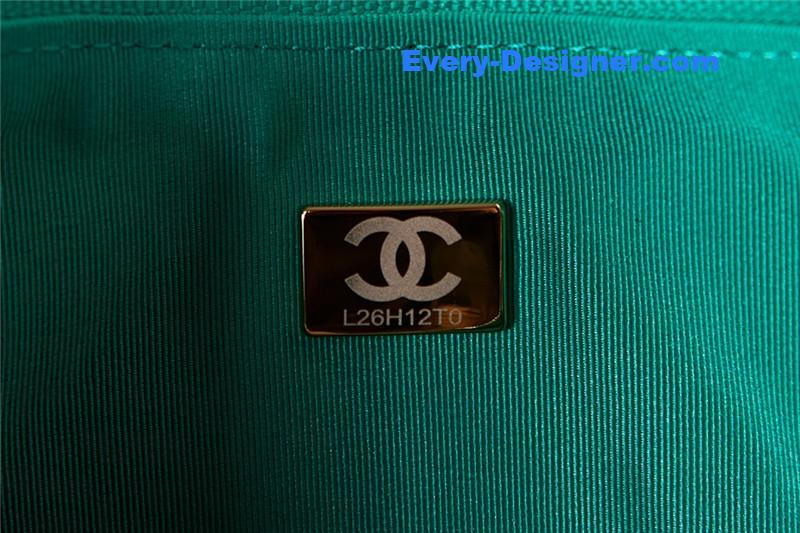 Ch**el small hobo bag green