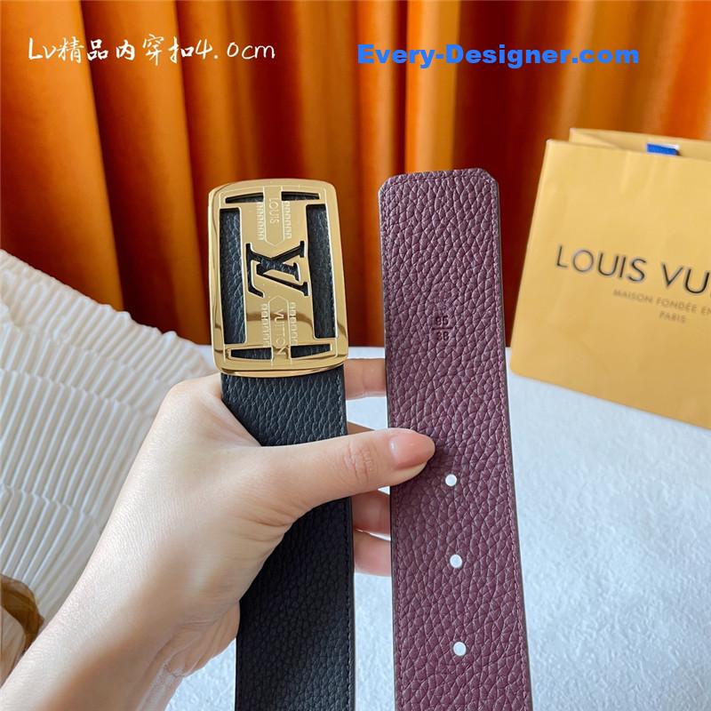 l0vis Vvtt0n lv classic embossed belt