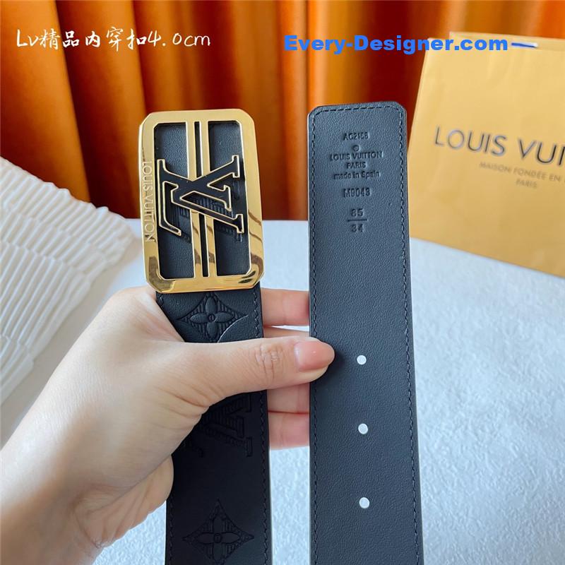 l0vis Vvtt0n lv classic embossed belt