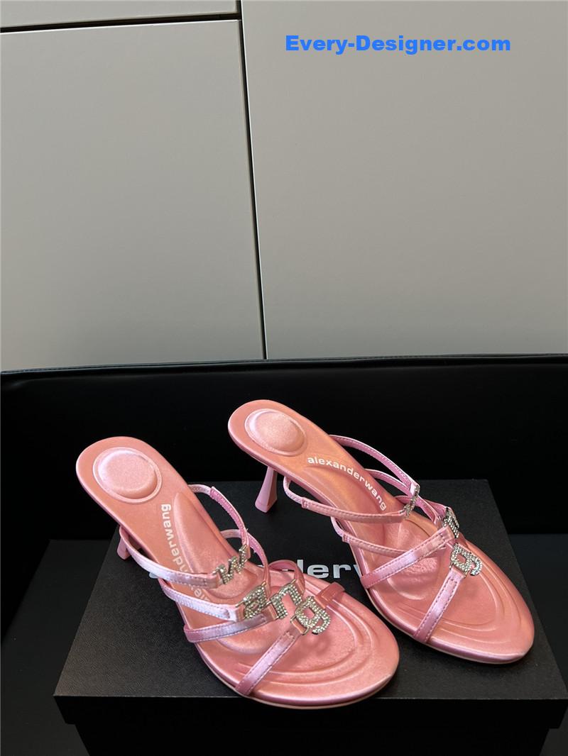 alexander wang new high heel slippers