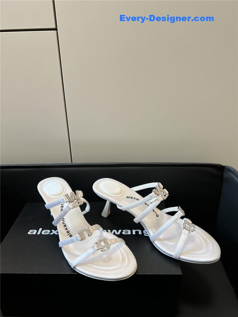 alexander wang new high heel slippers