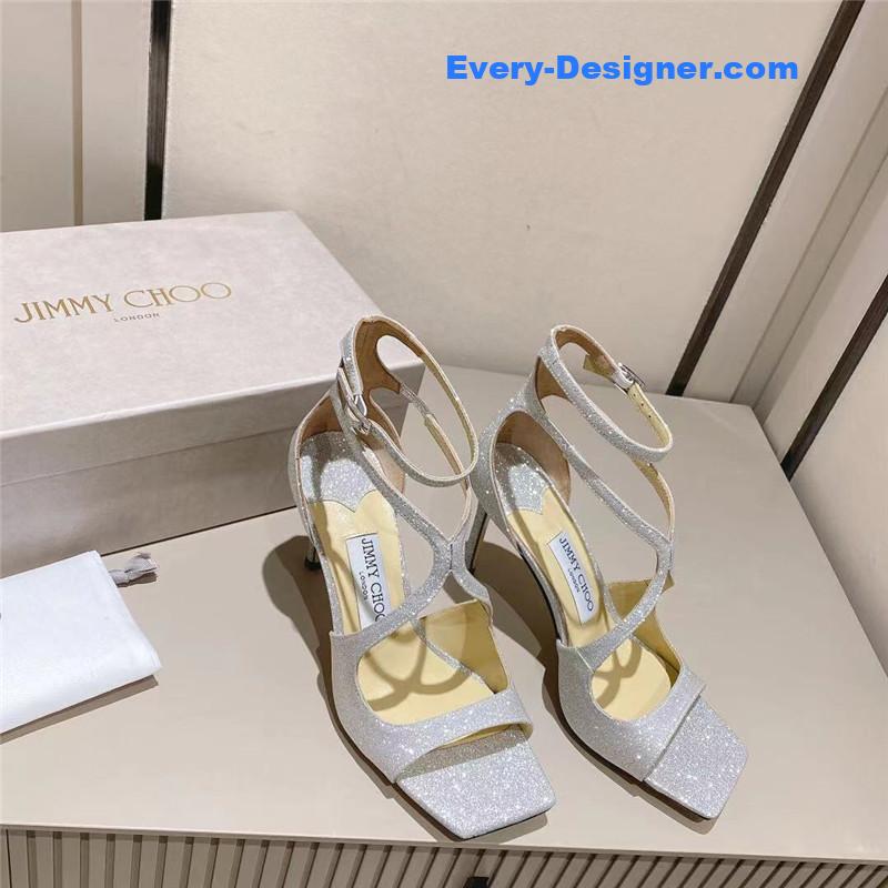 Jimmy Choo Paris window custom high heels