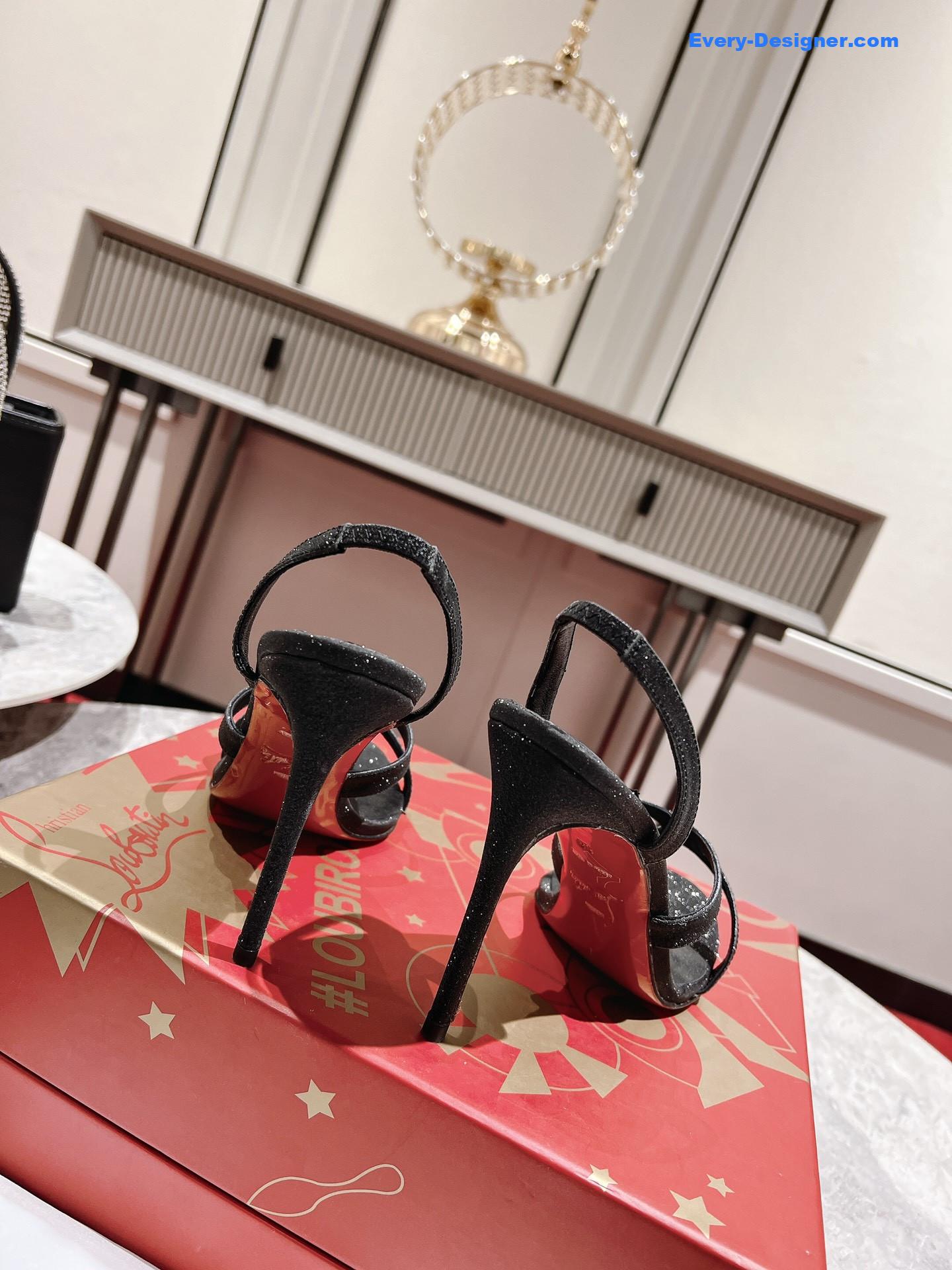 Christian Louboutin Cross Strap Sandals