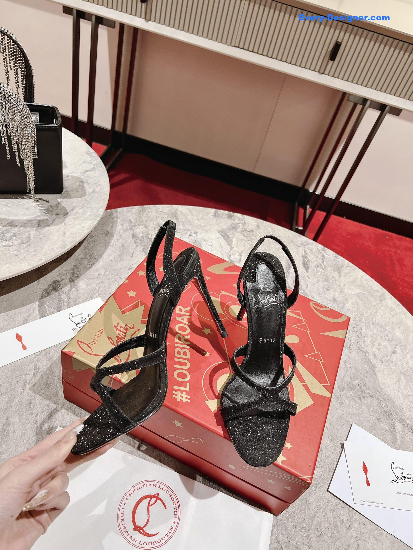 Christian Louboutin Cross Strap Sandals