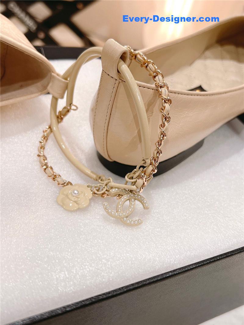 CC 23C pearl Mary Jane shoes