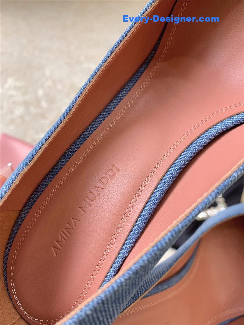 Amina Muaddi New Arrival Crystal Pumps