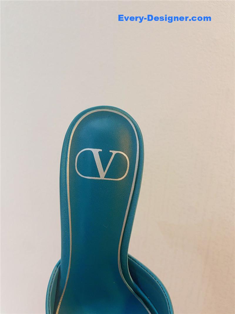 Va1e*ntin0 spring summer all-match high-heeled slippers