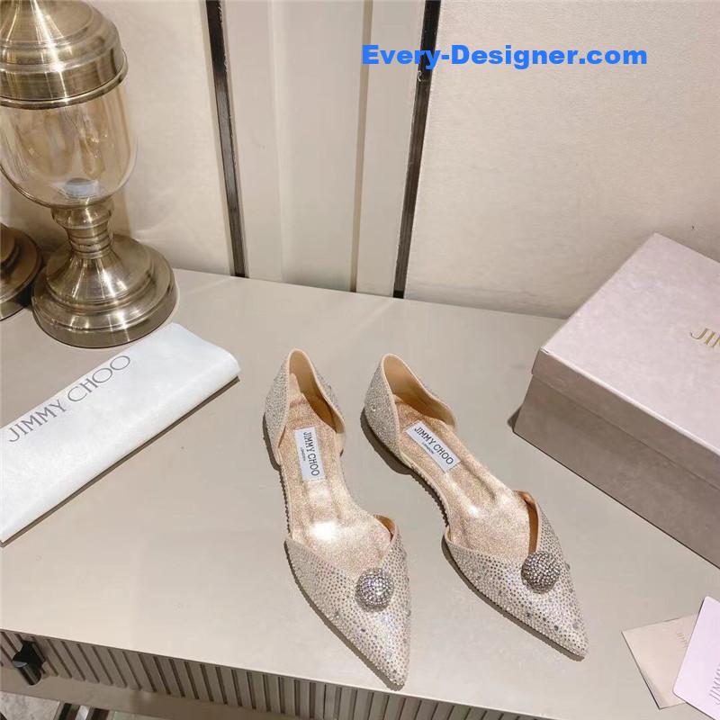 Jimmy Choo diamond wedding shoes