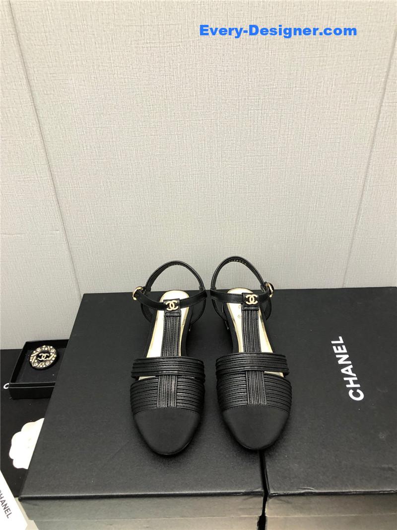 CC new C buckle rhinestone high heels