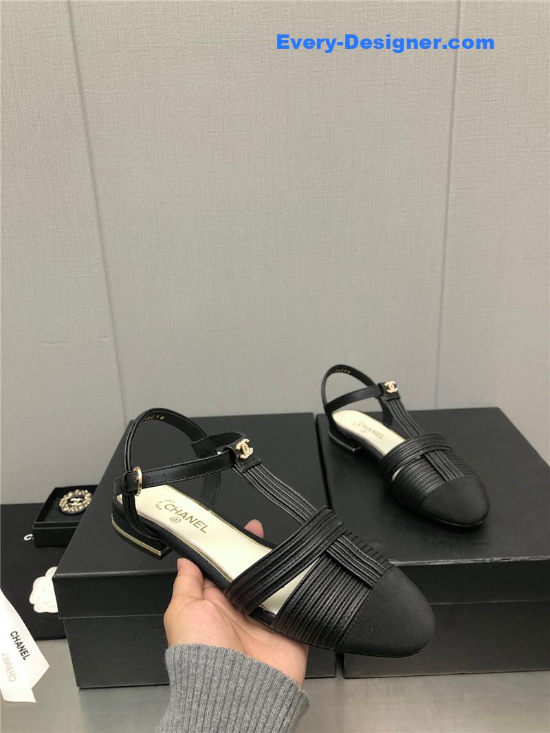 CC new C buckle rhinestone high heels