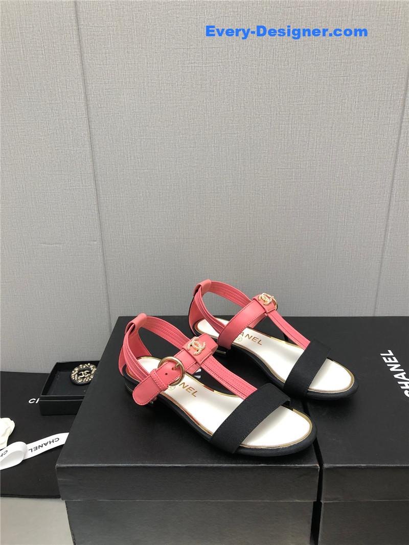 CC new C buckle rhinestone high heels