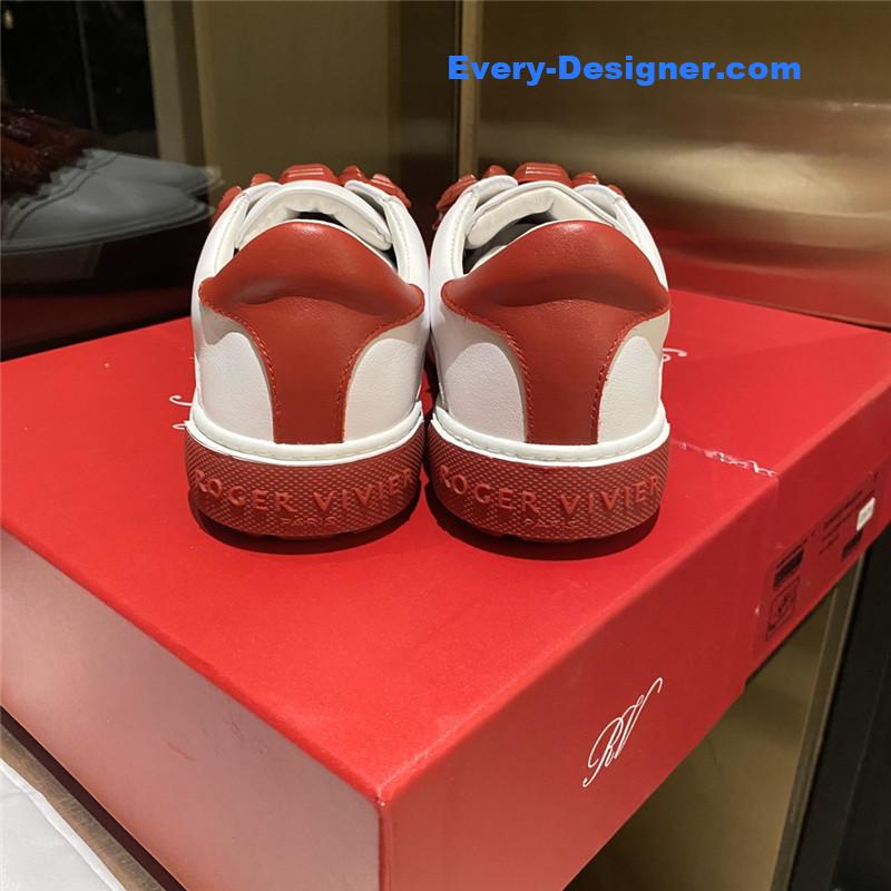 roger vivier full leather D1am0nd buckle tassel loafers