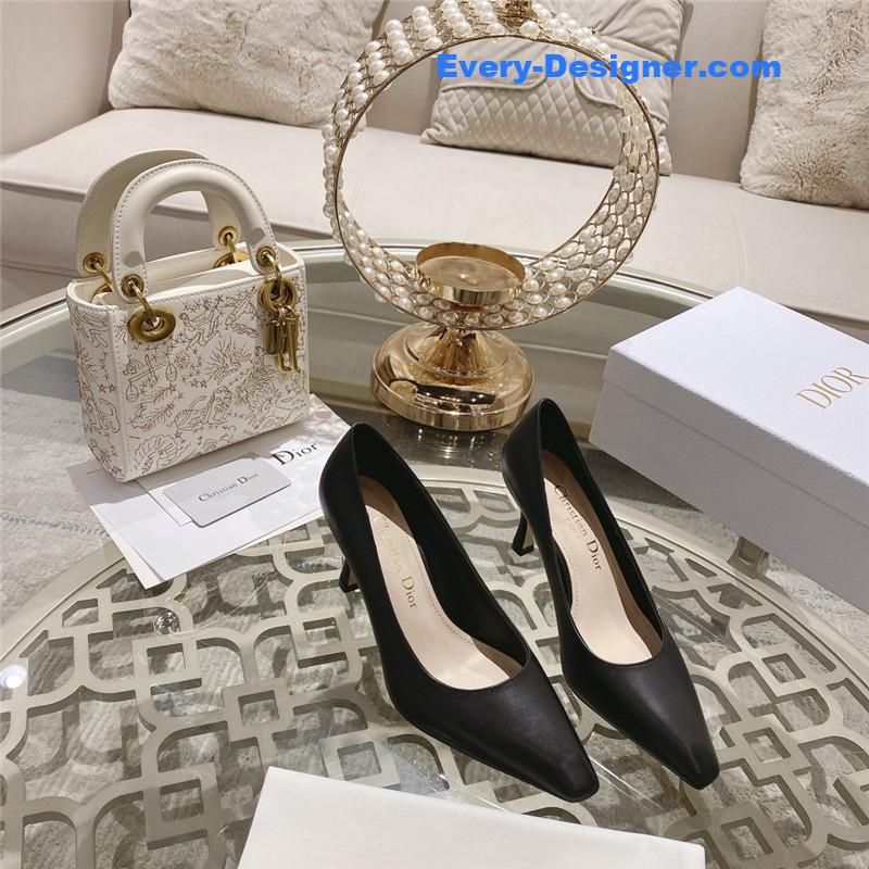 Dior spring and summer classic retro high heel shoes