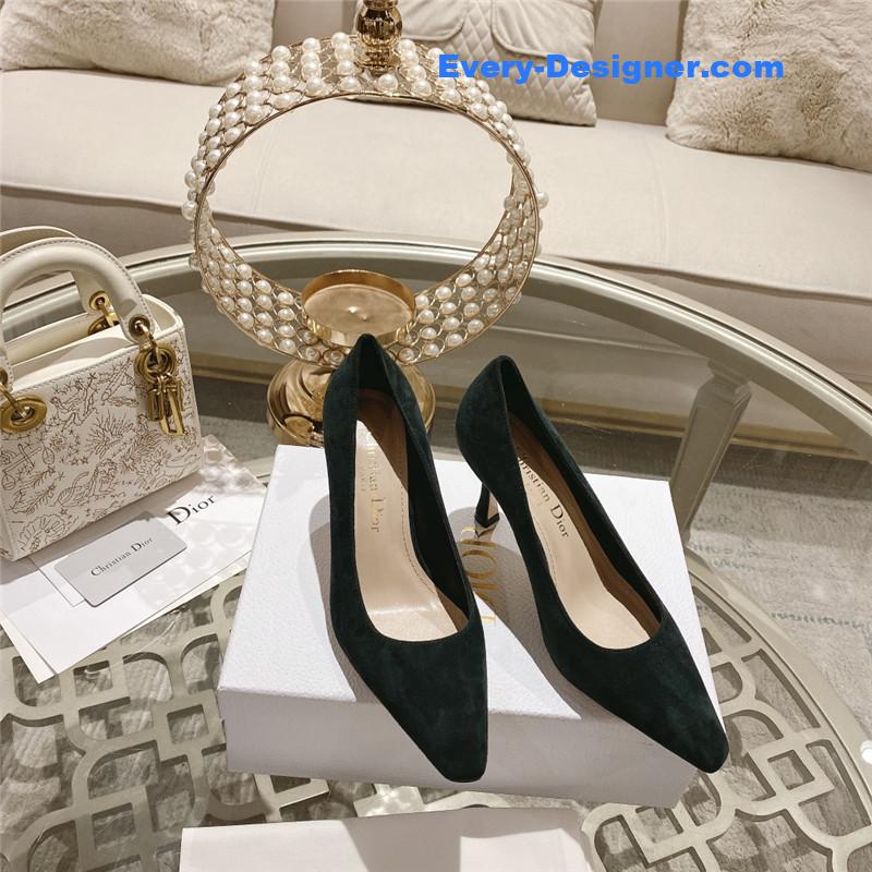Dior spring and summer classic retro high heel shoes