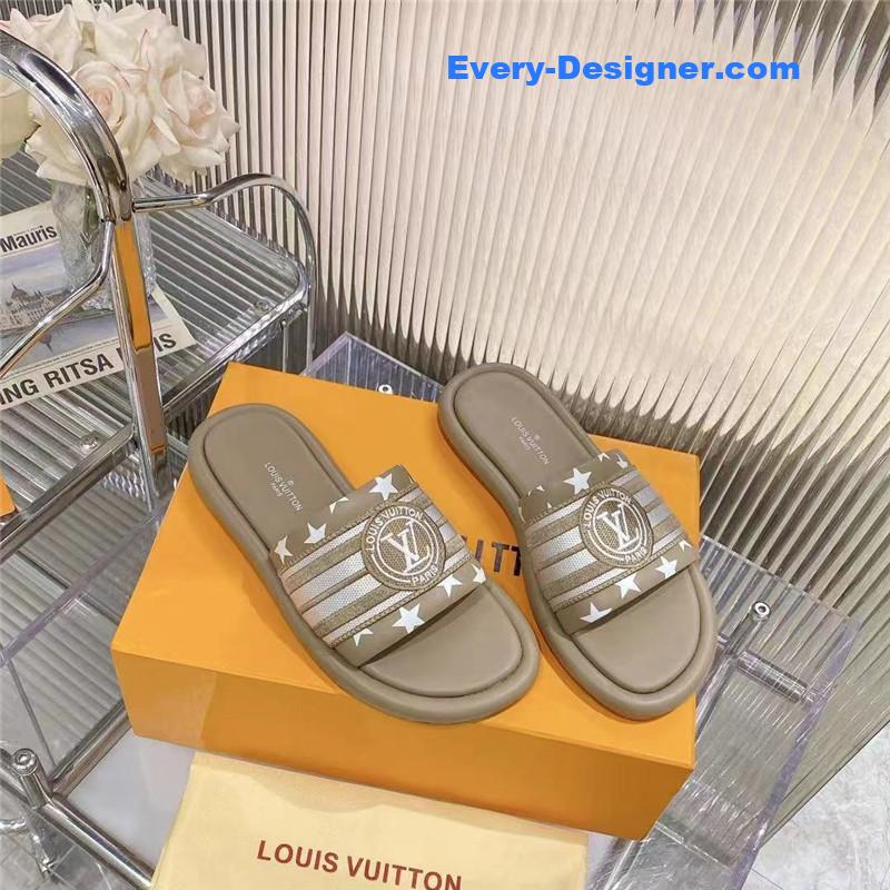 louis vuitton LV counters feature the latest slippers