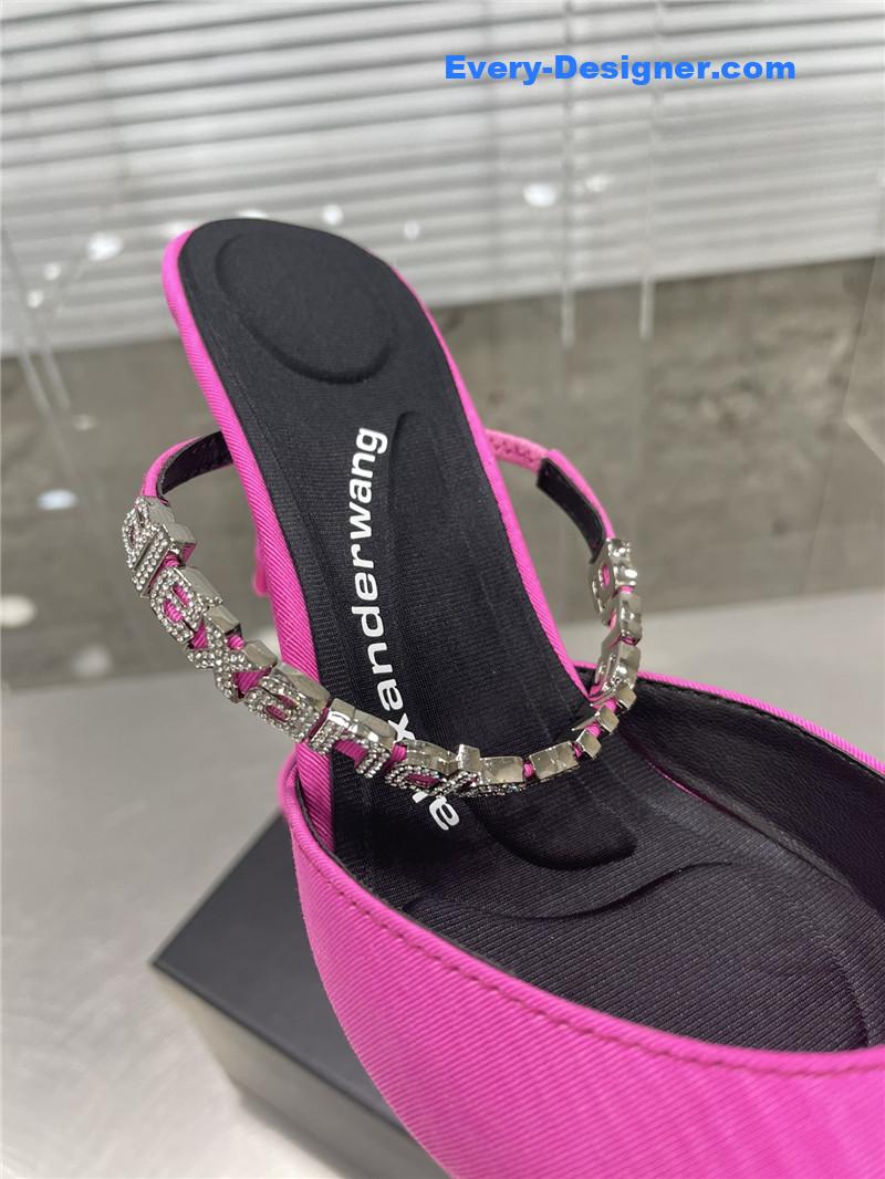 A1exa*der wang pointed toe satin back sandals