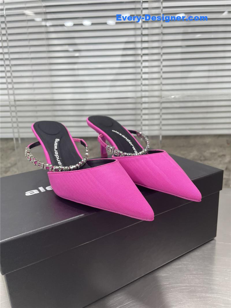A1exa*der wang pointed toe satin back sandals