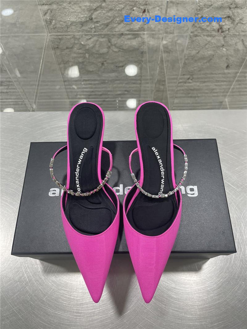 A1exa*der wang pointed toe satin back sandals