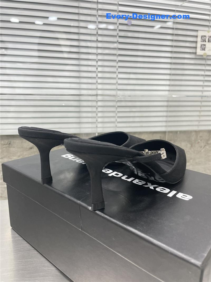 A1exa*der wang pointed toe satin back sandals