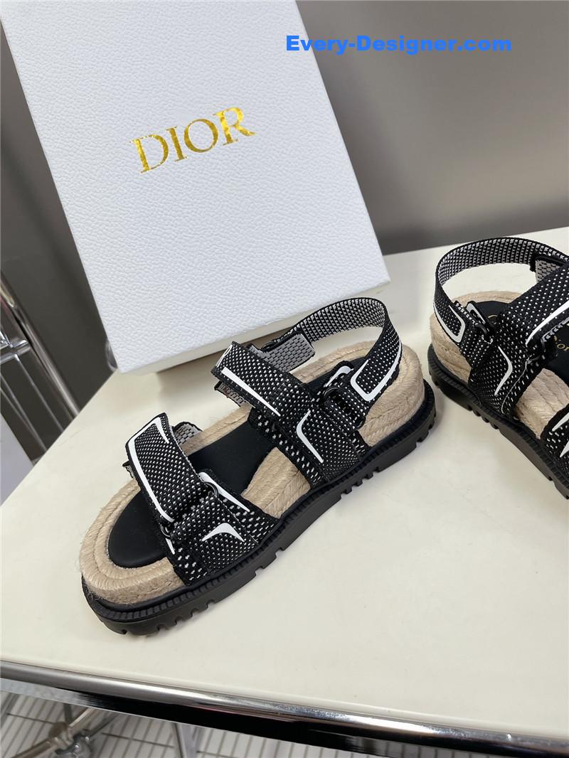 D10r latest velcro hemp rope sandals