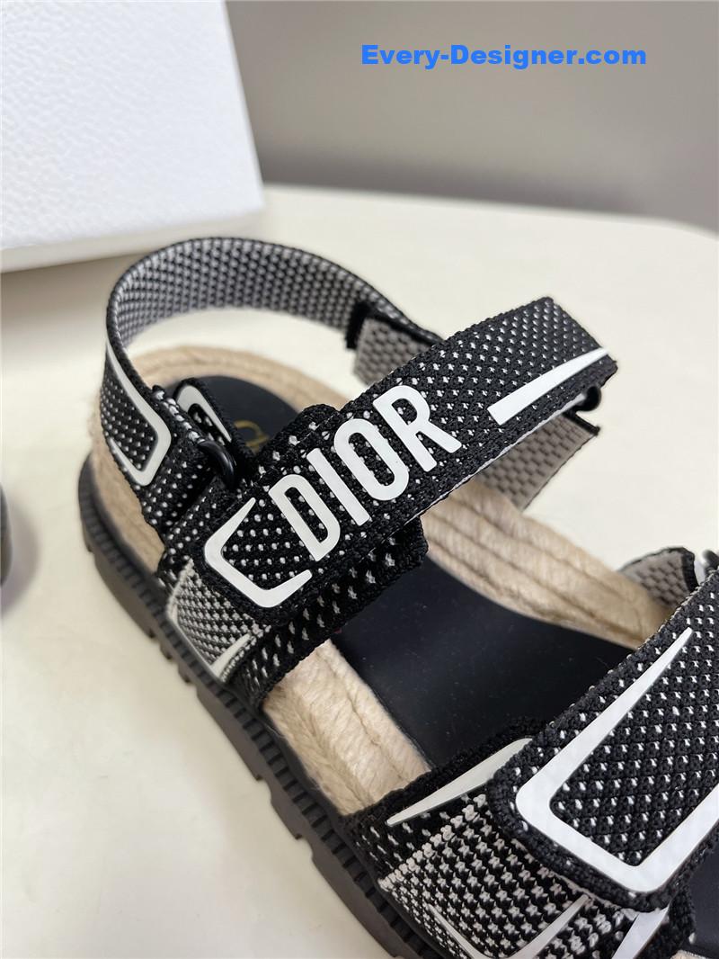 D10r latest velcro hemp rope sandals