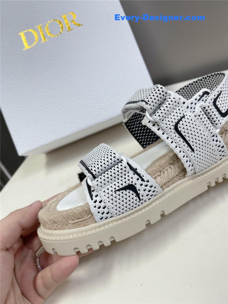 D10r latest velcro hemp rope sandals