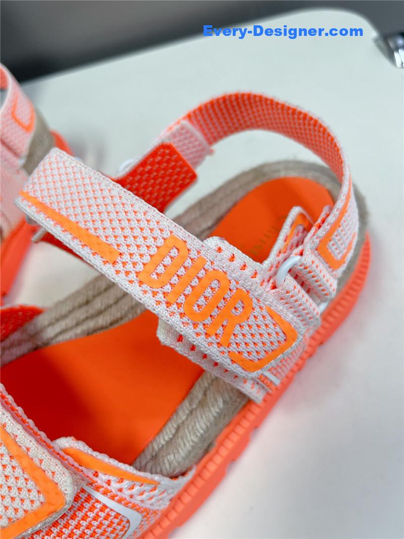 D10r latest velcro hemp rope sandals