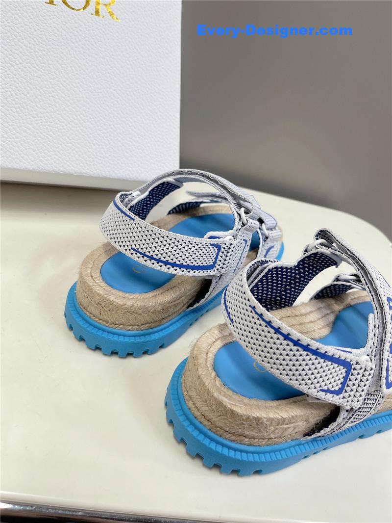 D10r latest velcro hemp rope sandals