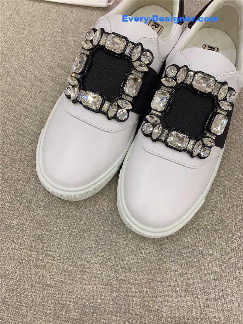 roger vivier new D1am0nd buckle casual shoes