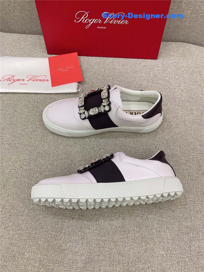 roger vivier new D1am0nd buckle casual shoes