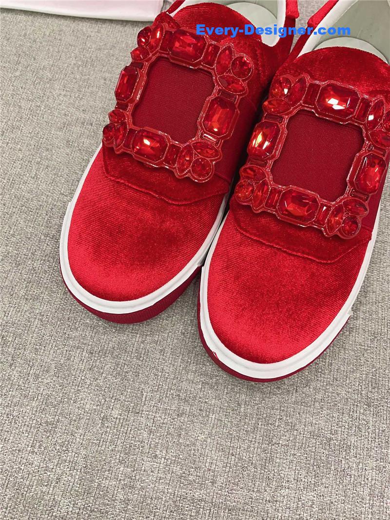 roger vivier new D1am0nd buckle casual shoes