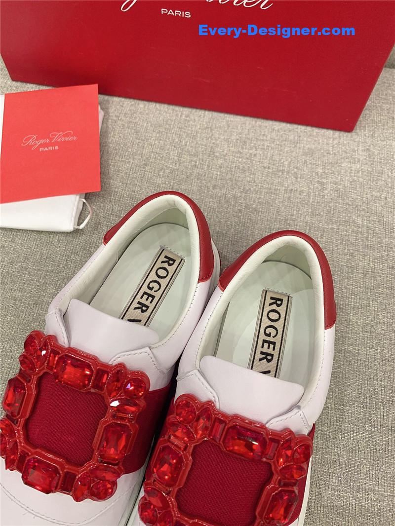 roger vivier new D1am0nd buckle casual shoes