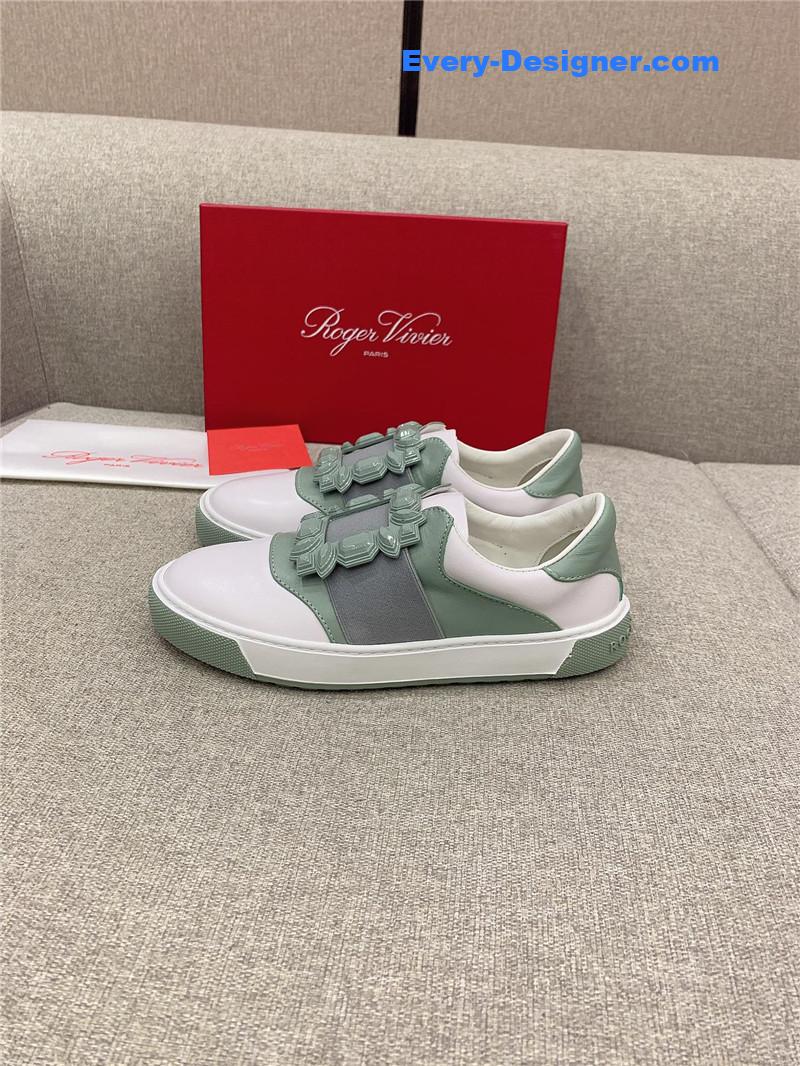 roger vivier new D1am0nd buckle casual shoes
