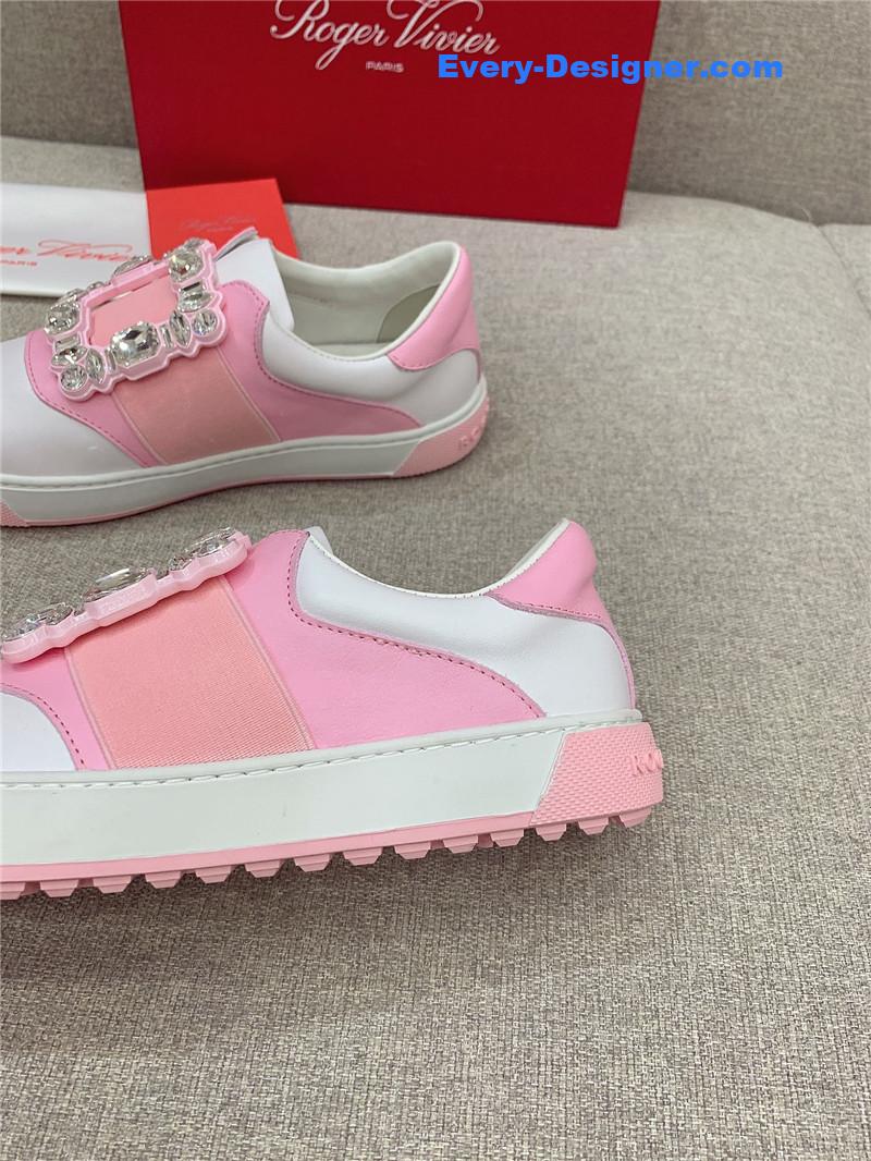 roger vivier new D1am0nd buckle casual shoes