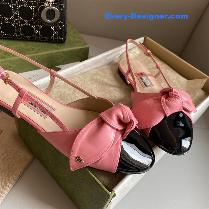 Gvc*1 new bunny ear bowknot ballet shoes