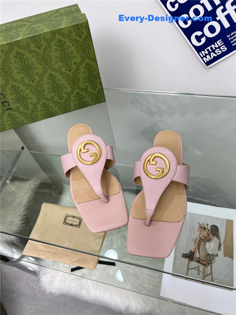 Gvc*1 flat heel slippers