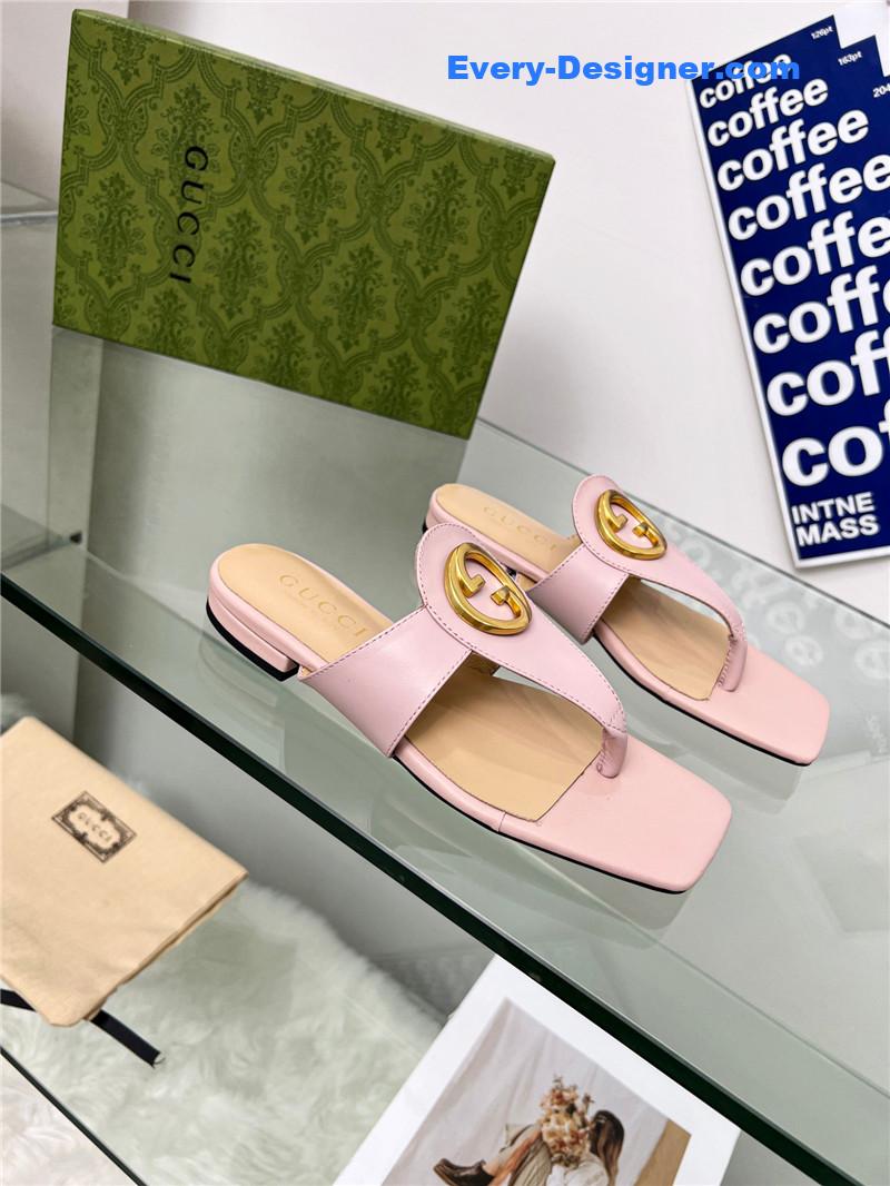 Gvc*1 flat heel slippers